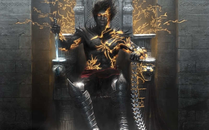 720P, representation, human representation, gold colored, place of worship, throne, ornate, building, digital, craft, dagger, architecture, man, holding