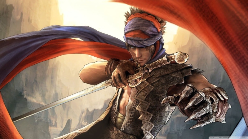 low angle view, men, day, scarf, vertebrate, outdoors, mammal, Prince of Persia (2008), 720P, video games, animal wildlife, real people, nature, untitled