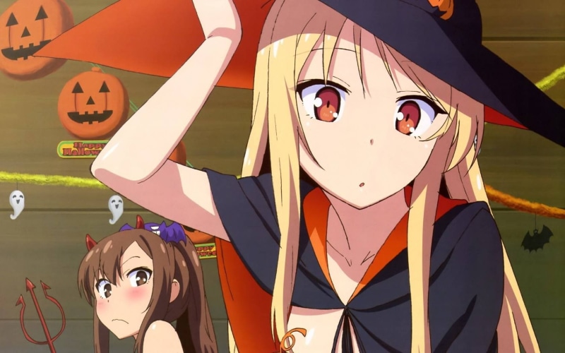fan art, anime, 720P, Sakurasou no Pet na Kanojo, Halloween, Shiina Mashiro, Aoyama Nanami