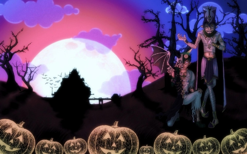 weird-things-people-wear, 1080P, halloween, drawings, colors, other, paintings, absolutely, fan-art, lovely, creative-pre--made