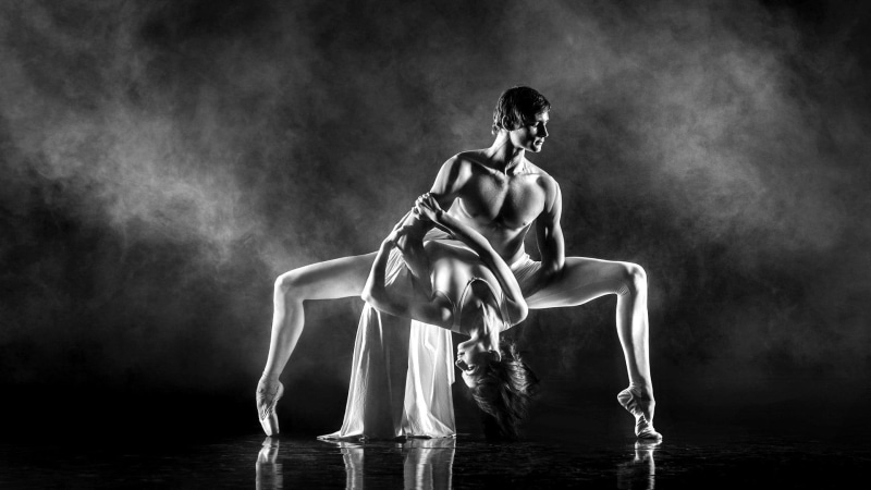 perfection, black, white, photography, dance, ballet, dancer, elegance, 1080P, 3d and abstract
