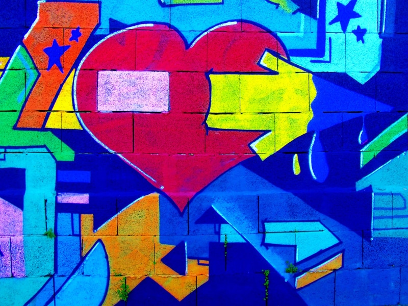 passion, vintage, sketch, 1080P, creative background, colorful, multi colored, pattern, brick, full frame, love, western script, architecture, creative