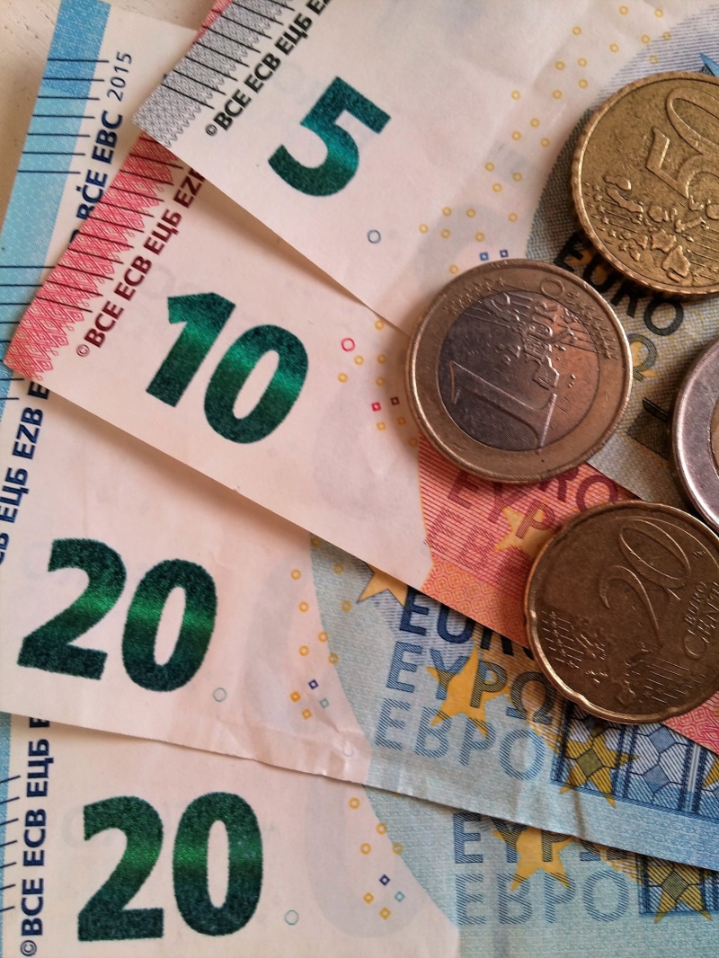 variation, directly above, € coin, money laundering, specie, assorted, banknote, still life, pig, cash and cash equivalents, text, 4K, four, close-up