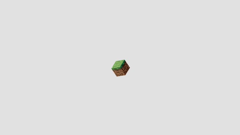 1080P, Minecraft, cube