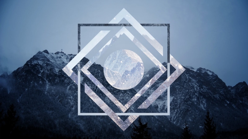 built structure, day, nature, rock - object, solid, no people, architecture, mountains, travel, 1080P, geometry, photo manipulation, rock, winter, shape