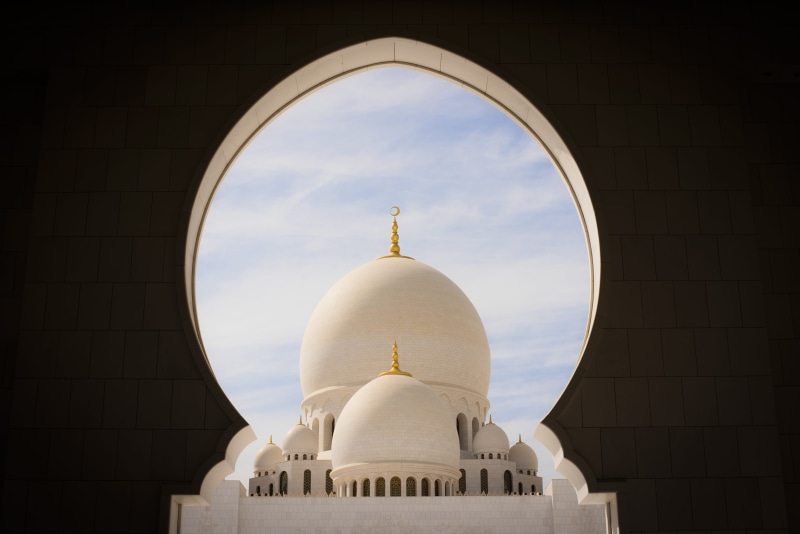 grand mosque, place of worship, architecture, 5K, travel destinations, sacred, arch, grand, building, no people, spire, temple, traditional, building exterior
