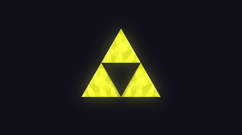 design, vector, black background, yellow, warning symbol, copy space, shape, logo, triangle shape, black color, communication, night, no people, triforce