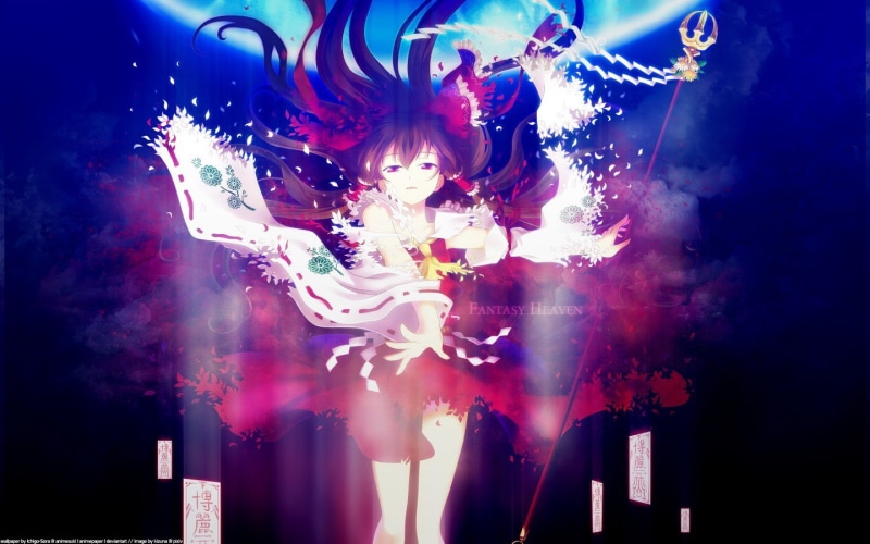 Hakurei Reimu, 720P, Touhou, anime girls