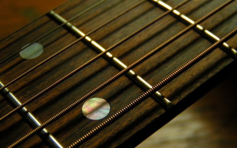 acoustic Guitar, single Object, wood - Material, silver colored, arts culture and entertainment, equipment, table, string Instrument, musical Instrument