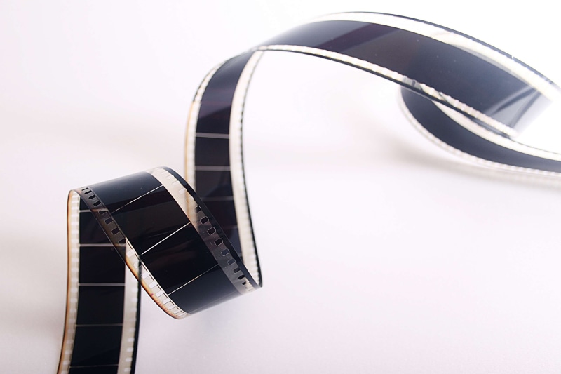4K, vintage, film, cinema, rolled up, screen, no people, filmstrip, entertainment, picture, the media, camera film, old, film industry, arts culture and entertainment