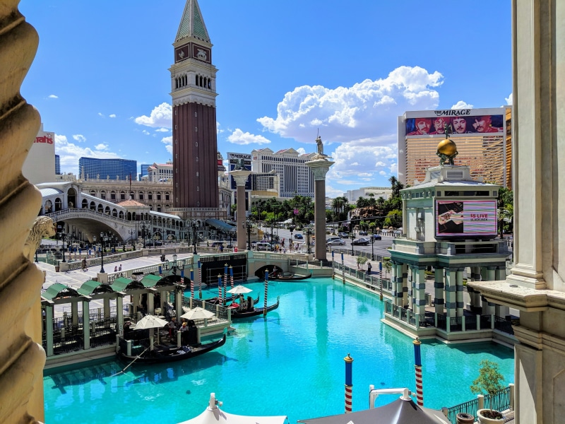 casino, building, swimming pool, mode of transportation, vegas, blue, no people, turquoise colored, water, built structure, nevada, las vegas, luxury, sky