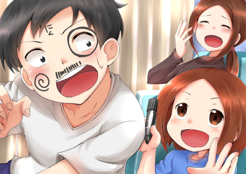 Takagi (Karakai Jouzu no Takagi-san), Karakai Jouzu no Takagi-san, Nishikata (Karakai Jouzu no Takagi-san), Anime, Chi Nishikata, 2K