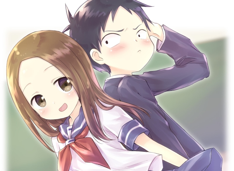Anime, Nishikata (Karakai Jouzu no Takagi-san), Takagi (Karakai Jouzu no Takagi-san), 1080P, Karakai Jouzu no Takagi-san