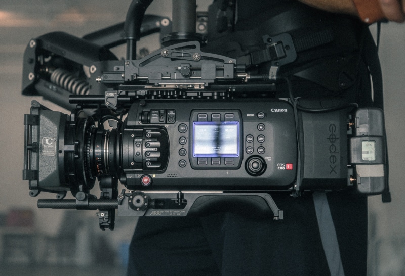 home Video Camera, gimbal, equipment, cinematographer, 5K, television Camera, film Industry, push Button, photography Themes, black Color, black, closeup