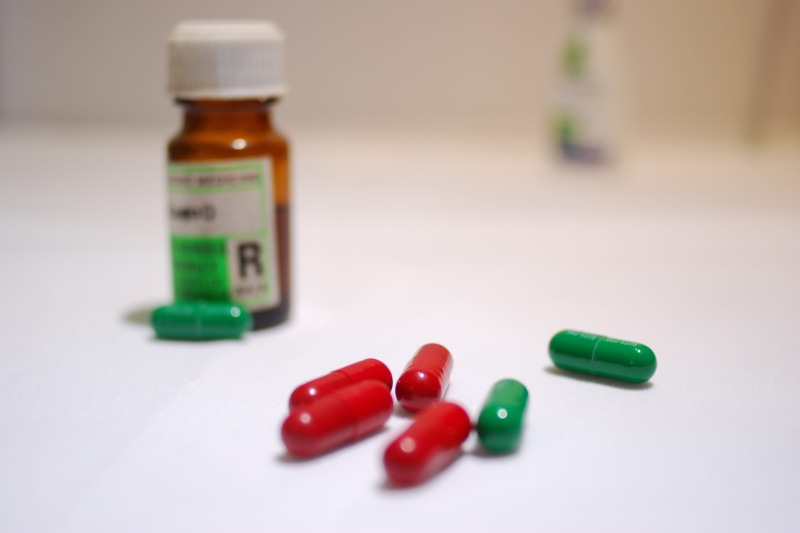 various, capsule, science, addiction, bottle, spilling, container, pills, nutritional Supplement, green color, studio shot, no People, close-up, drugs