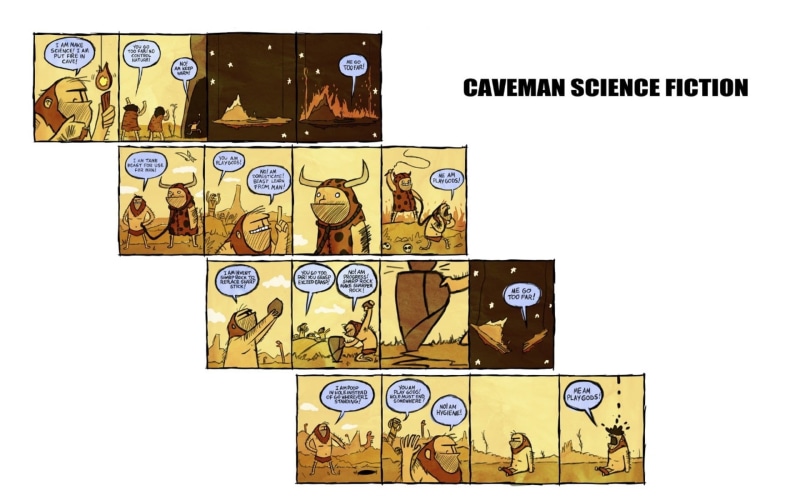 representation, white background, sky, comics, 1080P, caveman, copy space, communication, comic, humor, healthcare and medicine, text, indoors, clock