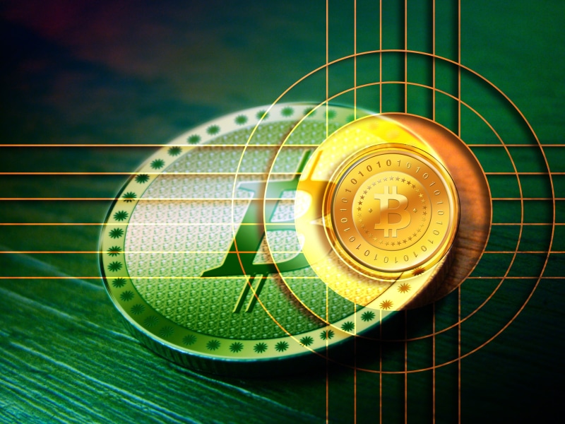 metal, graphic, cash and cash equivalents, high angle view, trade, Bitcoin, network, shape, Money, gold, arts culture and entertainment, internet, detail