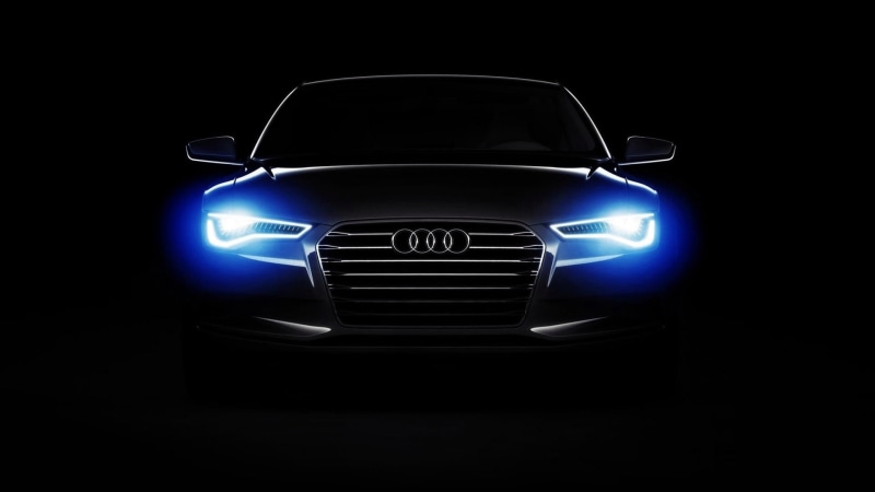 Lights, Audi, Dark, Audi A6, 1080P, car