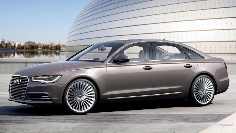 Audi, luxury, building exterior, benz, reflection, car, sedan, no people, modern, Audi A6, city, metal, gray, focus on foreground, wheel, land vehicle