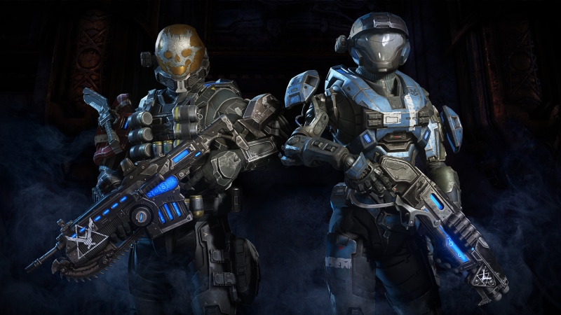 Halo, Halo Reach, Gears of War, Video Game, Gears 5, Crossover, 5K