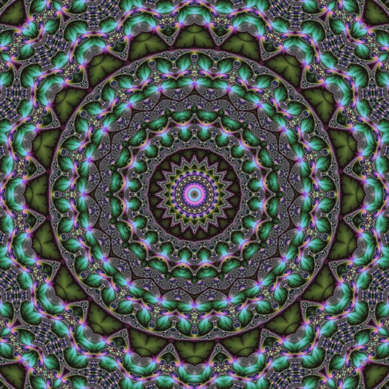1080P, kaleidoscope, abstract, circles, fractal, pattern, mandala
