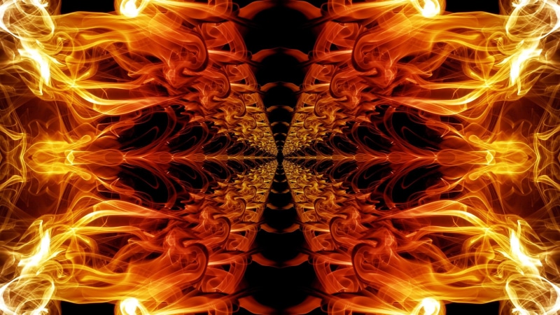 sign, creativity, light - Natural Phenomenon, art, symmetry, dark, studio shot, pattern, abstract, yellow, bright, flame, burning, dive, fire - Natural Phenomenon