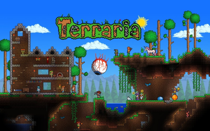 terraria, adventure, sandbox, action, 1080P, exploration, fantasy