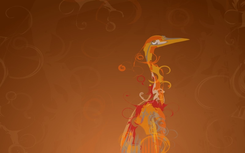 no people, red, genetic research, motion, close-up, indoors, one animal, nature, Linux, colored background, orange color, bird, shape, Ubuntu, pattern
