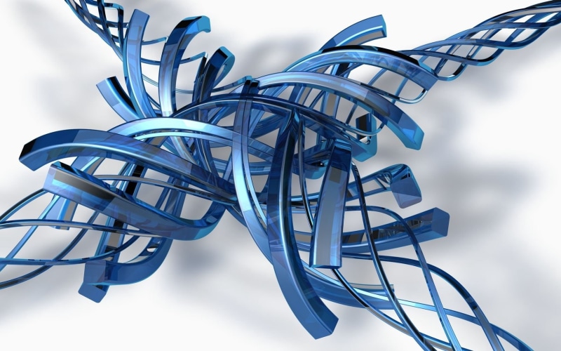 three Dimensional, computer cable, isolated, strands, science, data, indoors, abstract, dNA, white, curls, telecommunications equipment, research, cell
