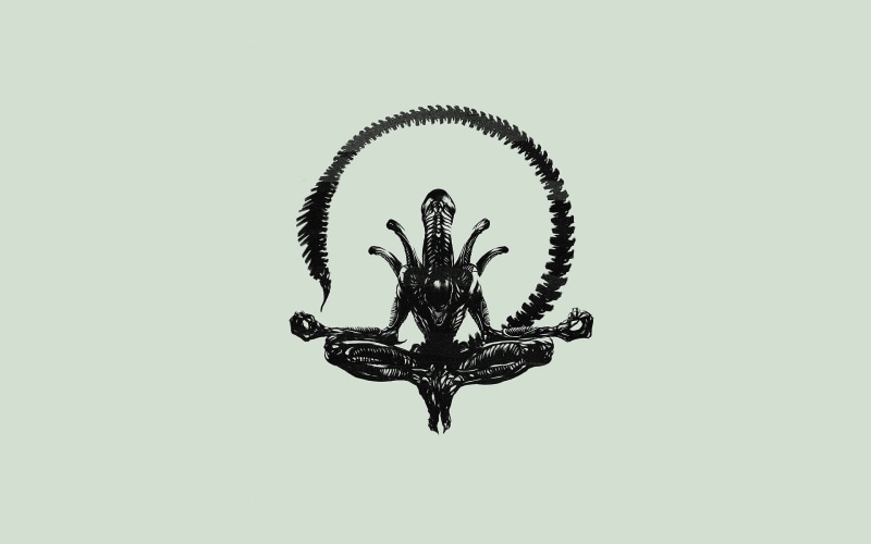 art and craft, copy space, no people, metal, single object, simple background, gray, shape, cut out, representation, white background, Alien (movie), still life
