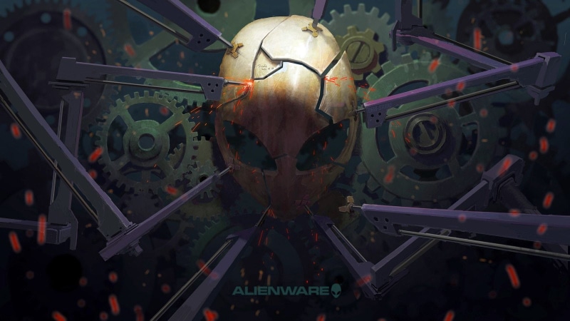 Alienware, Technology, brown, alien, 720P, digital