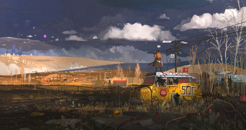 illustration, concept art, digital art, Ismail Inceoglu, 1080P