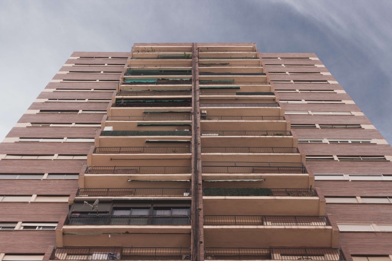 pattern, block flats, building, bricks, nature, day, brick, built structure, flat, urban, skyscraper, sky, city, residential district, outdoors, no people