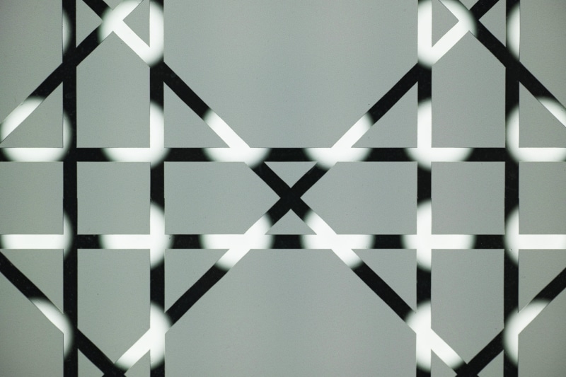 abstract, line, photography, architecture, backgrounds, indoors, detail, Pattern, ceiling, object, led lights, shape, metal, full frame, Figure, triangle