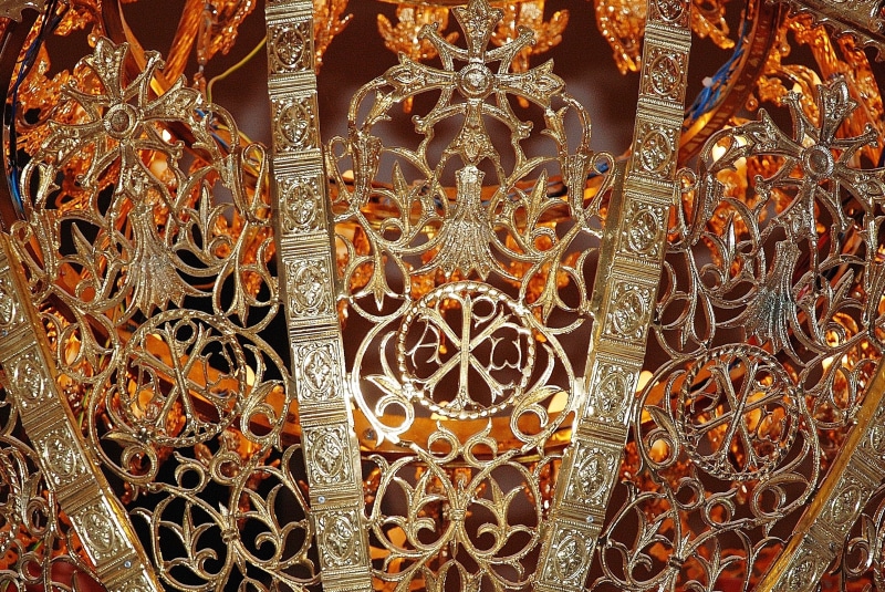 close-up, ornament, 2K, decoration, fishing industry, no people, fishing, yellow, gold, textile, for sale, high angle view, full frame, geometric figure
