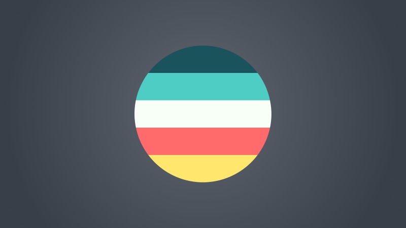 simple background, lines, minimalism, colorful, flag, geometric figures, circle, 4K