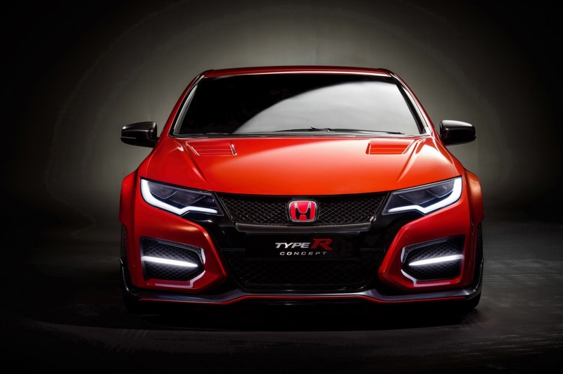 Orange, Car, Honda Civic, 2K, Type R