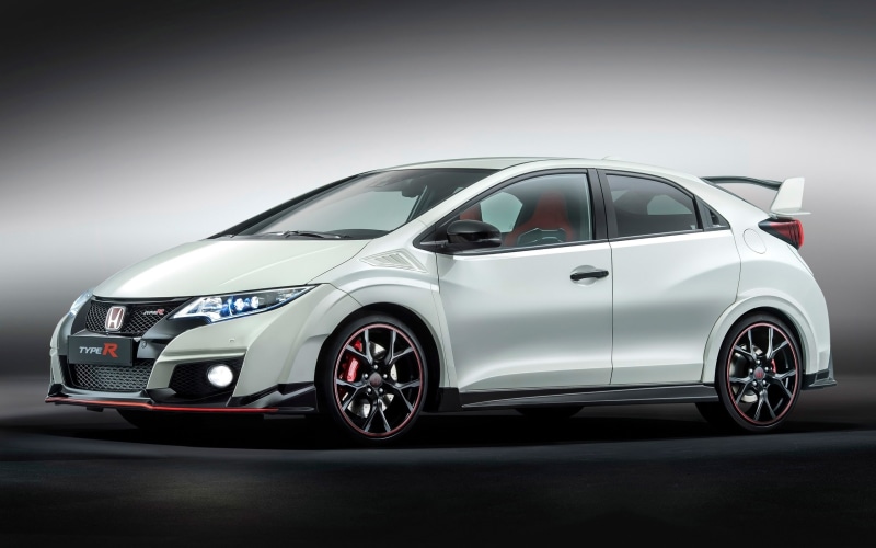 motor vehicle, transportation, car, retro styled, chrome, 2K, luxury, studio shot, indoors, gray, motion, honda civic type r, wheel, sports car, land vehicle