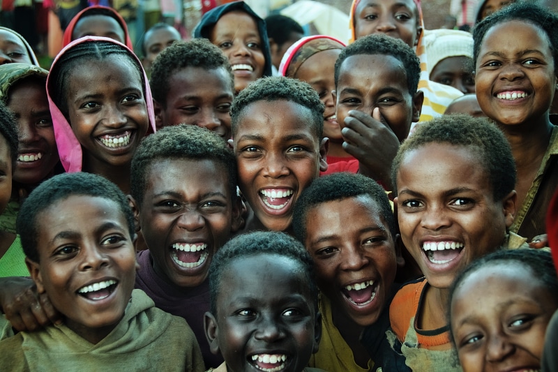 african american, child, large group of people, make, mature men, smiling, males, looking at camera, 4K, boy, sidamo, female, happiness, real people, friends