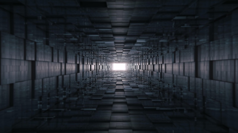 texture, Abstract photography, 1080P, geometry, tunnel, cube, digital art, lines, artwork, 3D Abstract, abstract