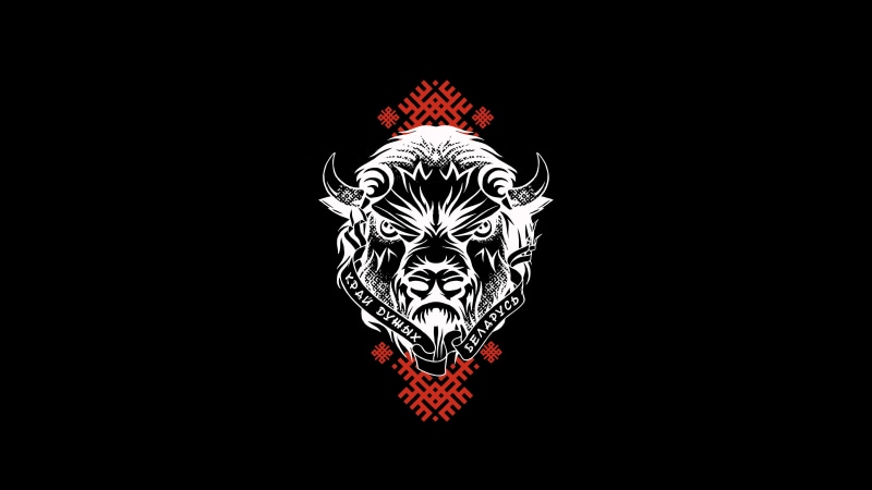 5K, Belarus, Bison, The edge is strong, Ornament