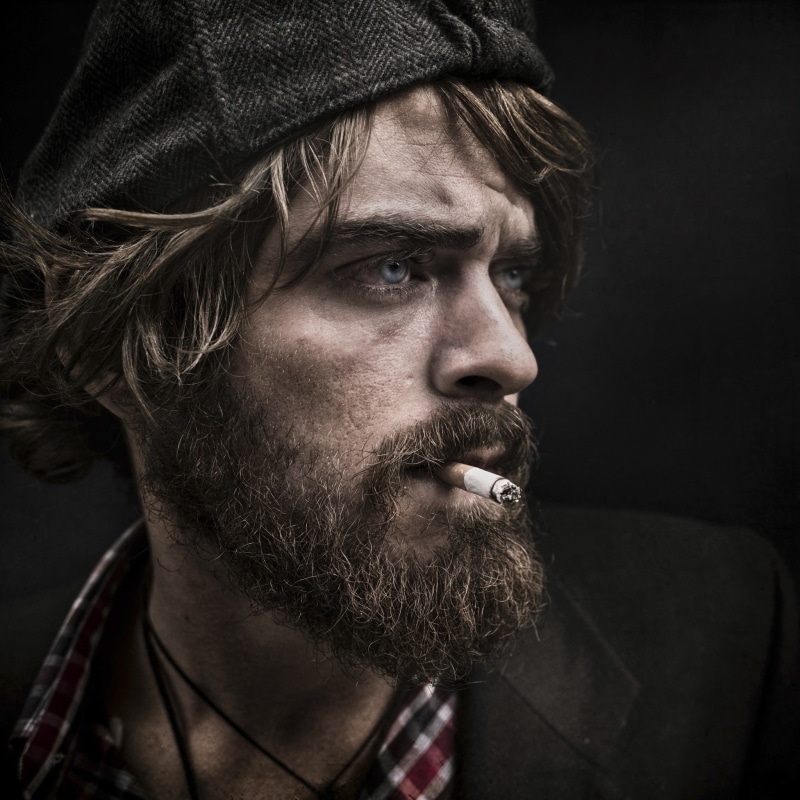 smoking, men, cigarettes, 1080P