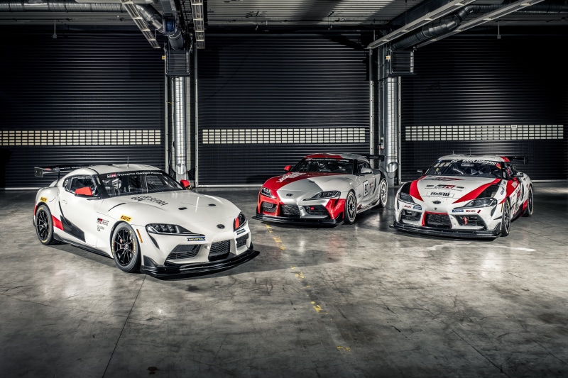 Supra GT4, 2020, Toyota, Toyota GR Supra GT4, 5K, Garage, Hangar, Supra