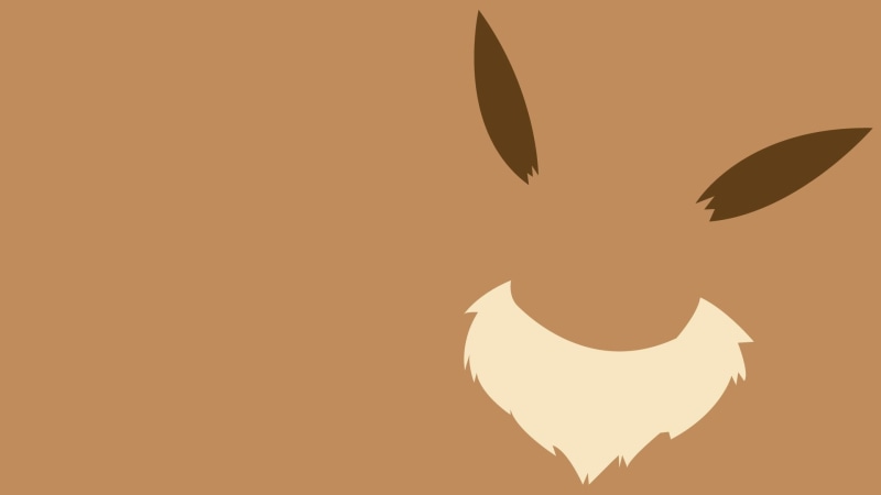 Eevee (Pokémon), 1080P, Minimalist, Eeveelutions, Pokémon