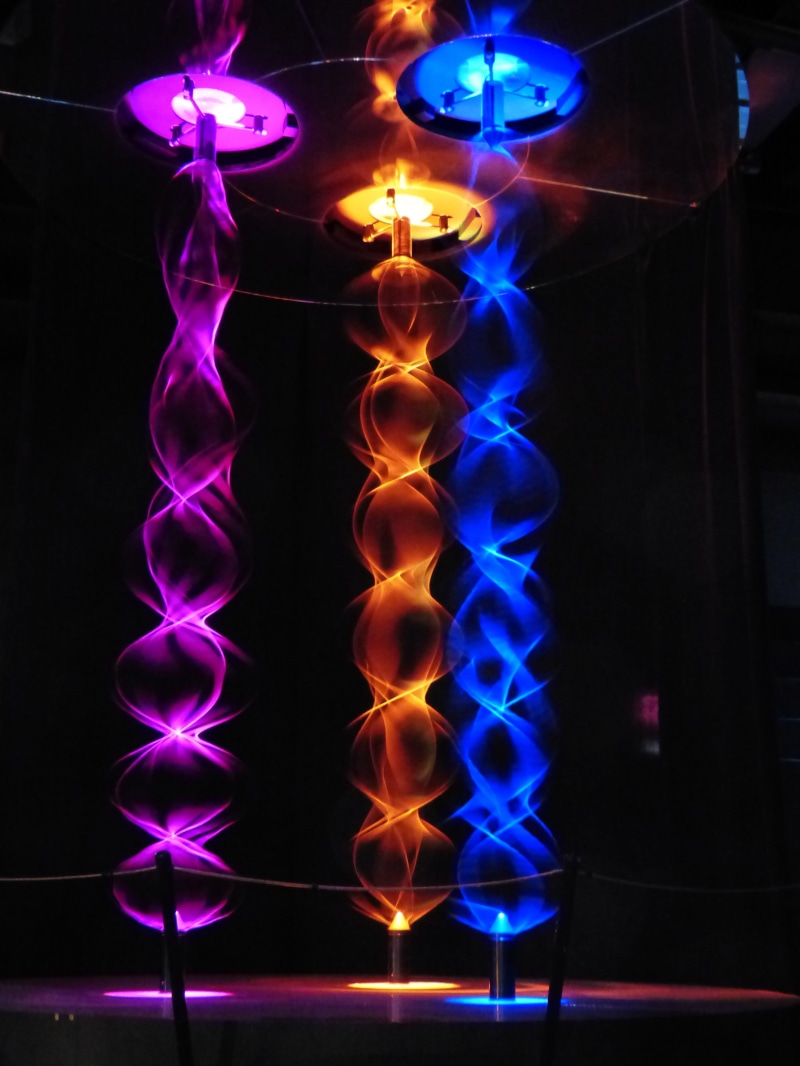 long exposure, violet, color, multi colored, indoors, burning, night, purple, fire, illuminated, light pillars, light, light effects, flame, heat - temperature