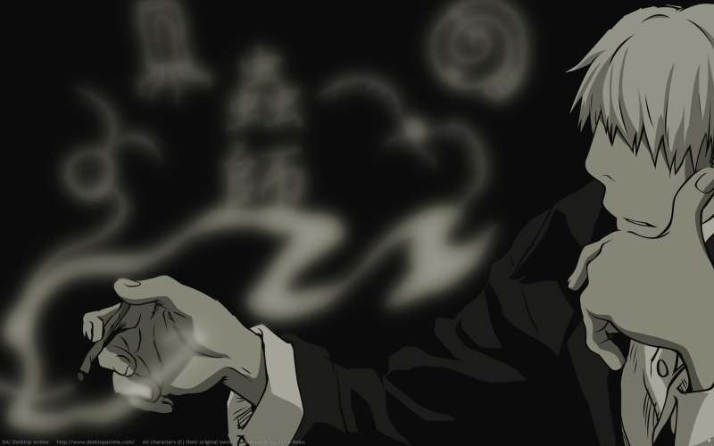 mushishi, anime, bw, manga, hd, cartoon/comic, 1080P