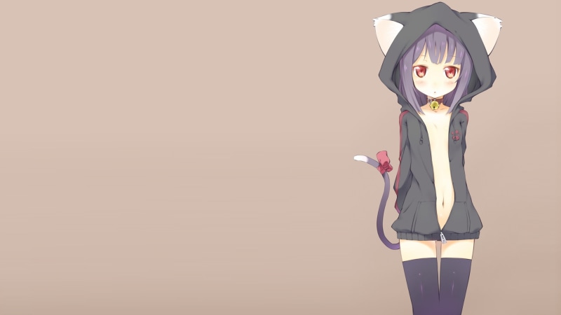cartoon/comic, anime, catgirl, 1080P, drawing, hd