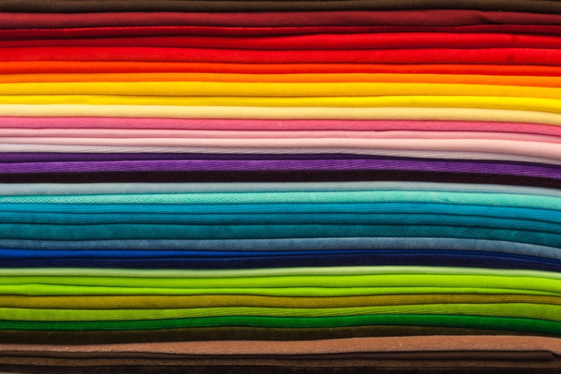 still life, full frame, colors, no people, rainbow, indoors, fabric, assorted, green color, stack, texture, textile, 2K, color, vibrant color, close-up