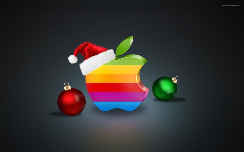 2K, Colors, Rainbow, Apple, Balls, Christmas, Logo, Hat