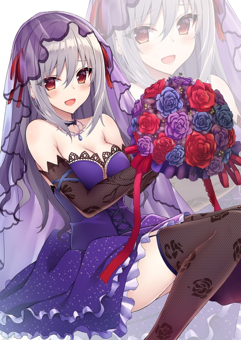 retail display, anime, sale, dress, 720P, open shirt, store, choice, no people, cleavage, art and craft, indoors, abundance, fashion, flowers, clothing